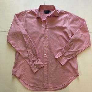 Polo by Ralph Lauren Classic Fit Pink Long Sleeve